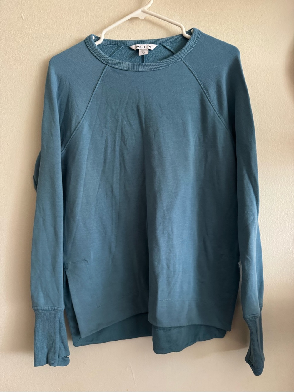 Athleta Teal Blue Women's Crewneck Sweatshirt